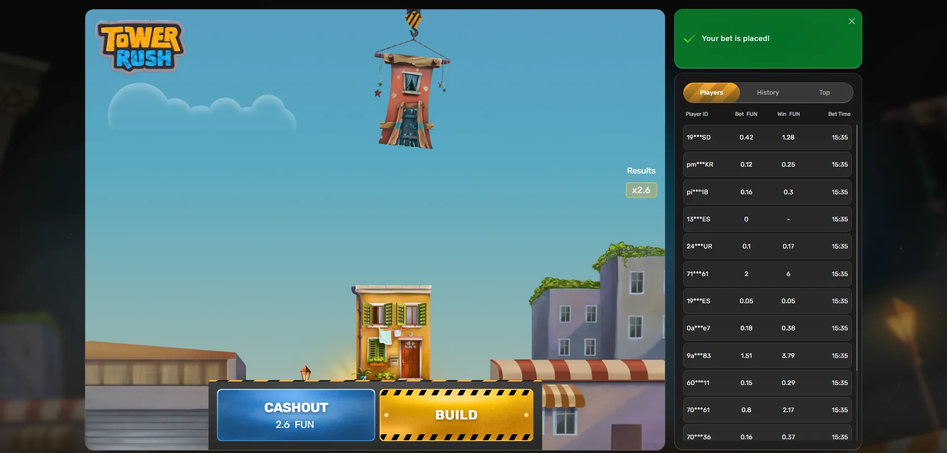 تجربة tower rush demo مجاناً على منصة Tower Rush