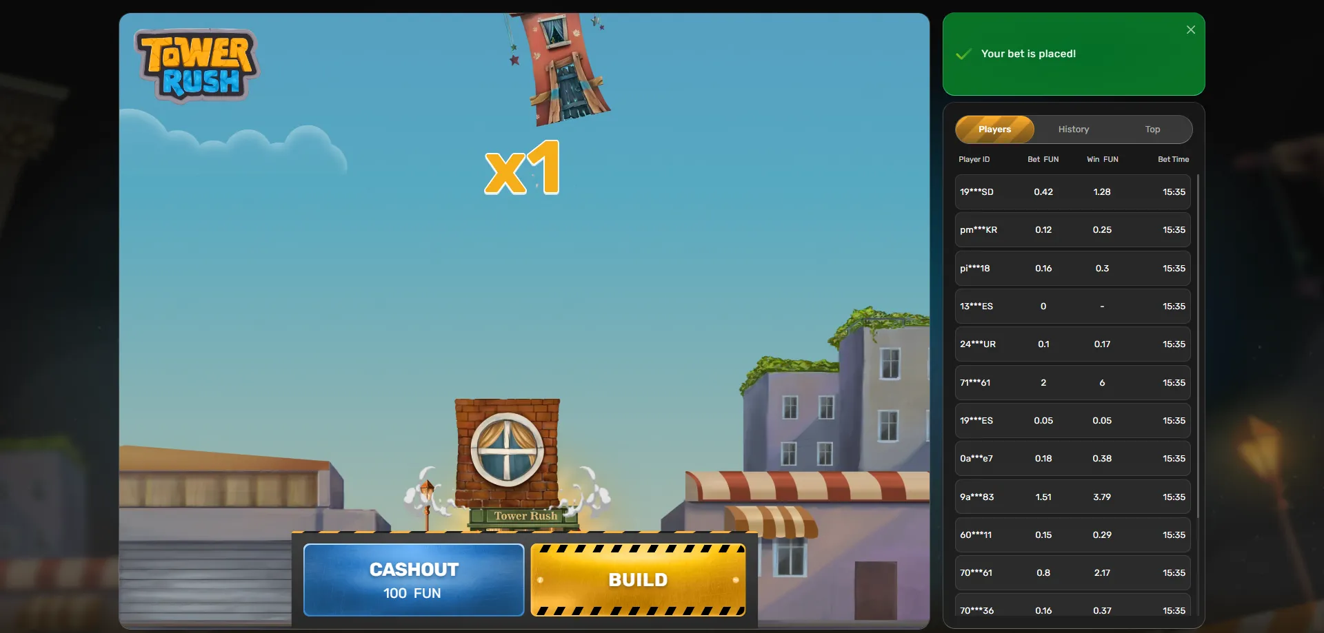 خطوات التسجيل في 1xBet للعب tower rush